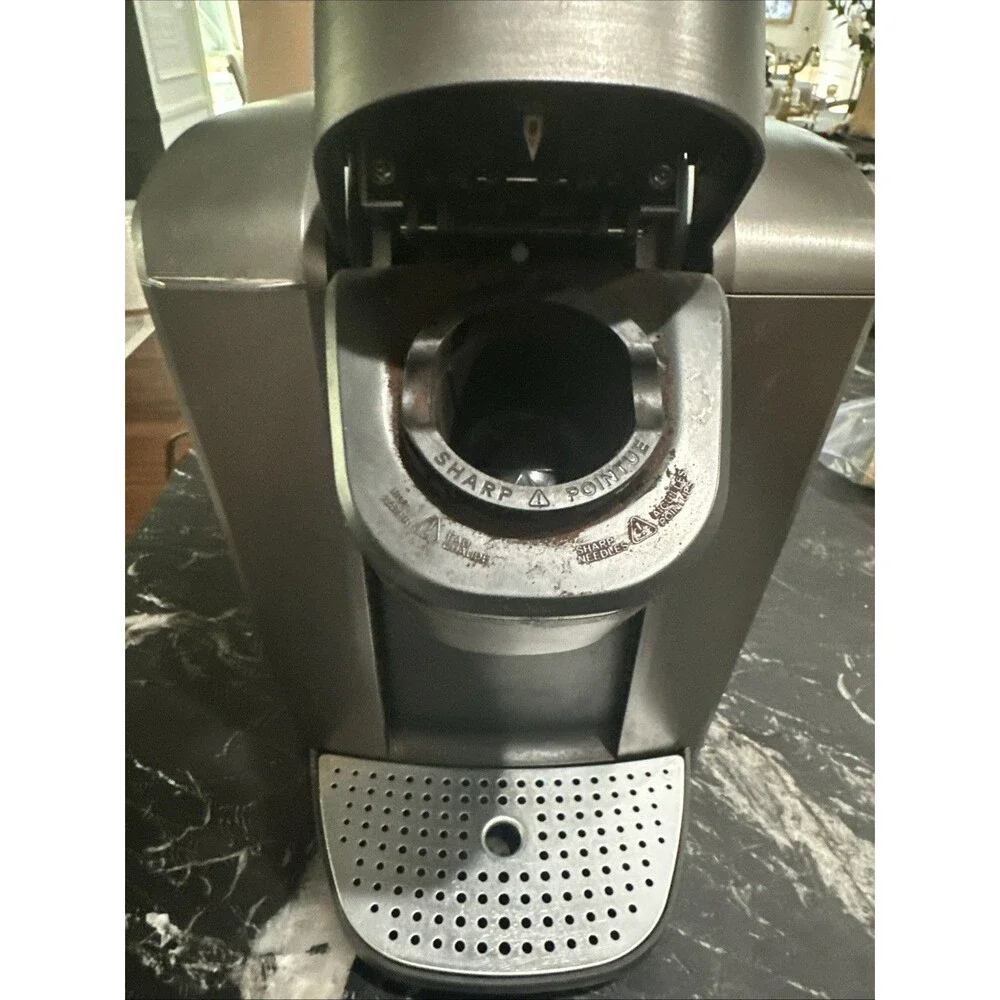 Keurig K-Elite Single Serve K-Cup Coffee Maker Brushed Slate Iced Coffee Brew